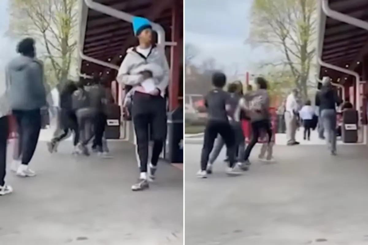 55 kids, teens charged in Hersheypark opening day brawl — as families shielded children, hid under tables