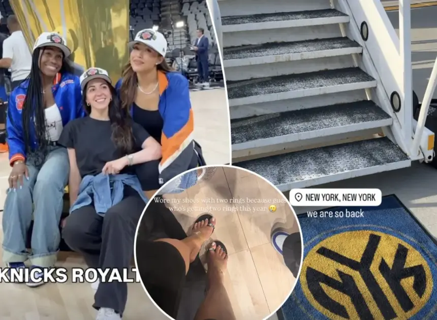 Knicks’ famous WAGs share moments from thrilling night celebrating championship: ‘Royalty’