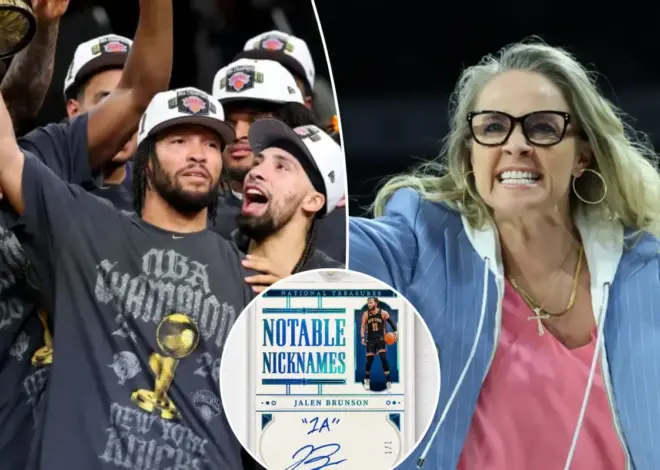 Jalen Brunson fired back at ‘1A’ critics as trading card surfaces after Knicks’ NBA Finals win