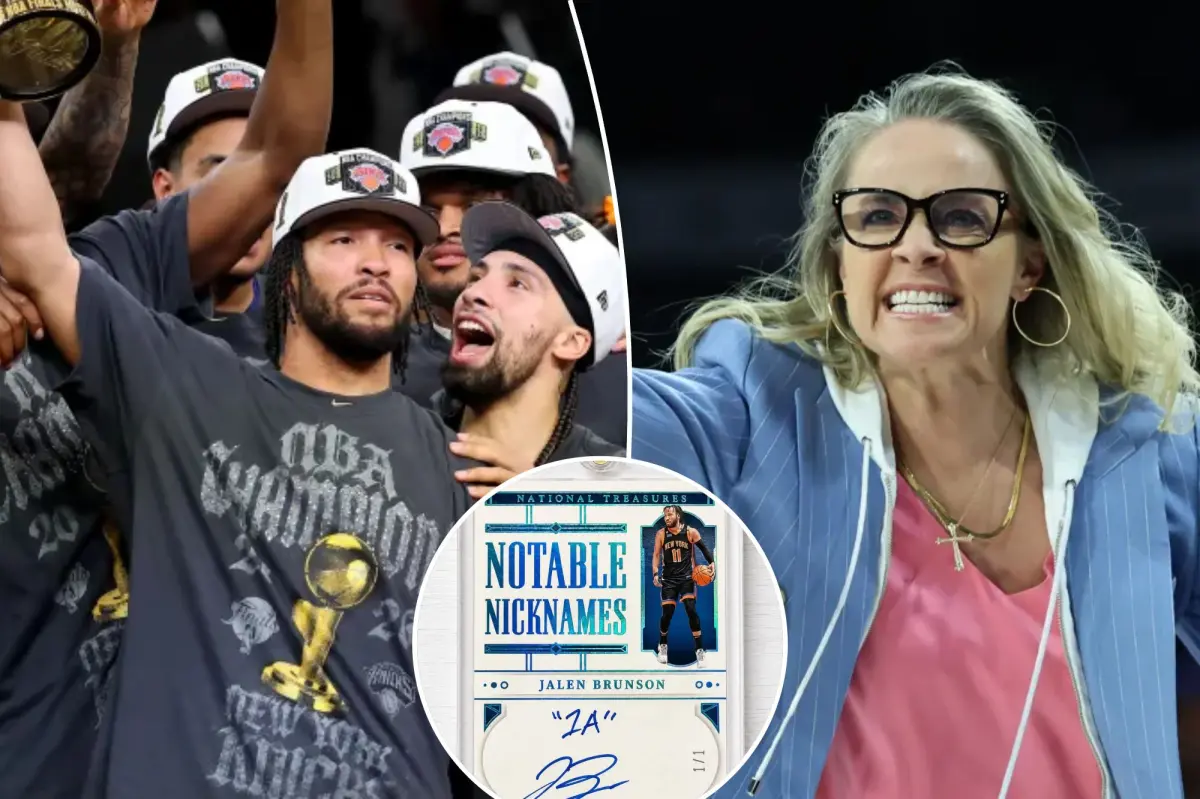 Jalen Brunson fired back at ‘1A’ critics as trading card surfaces after Knicks’ NBA Finals win