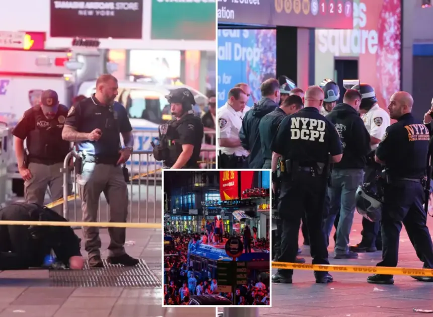 Teen shot during Knicks madness takeover in Times Square