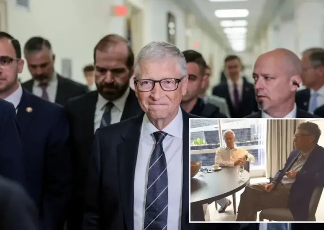 Smirking Bill Gates arrives on Capitol Hill as he faces reckoning in Jeffrey Epstein probe