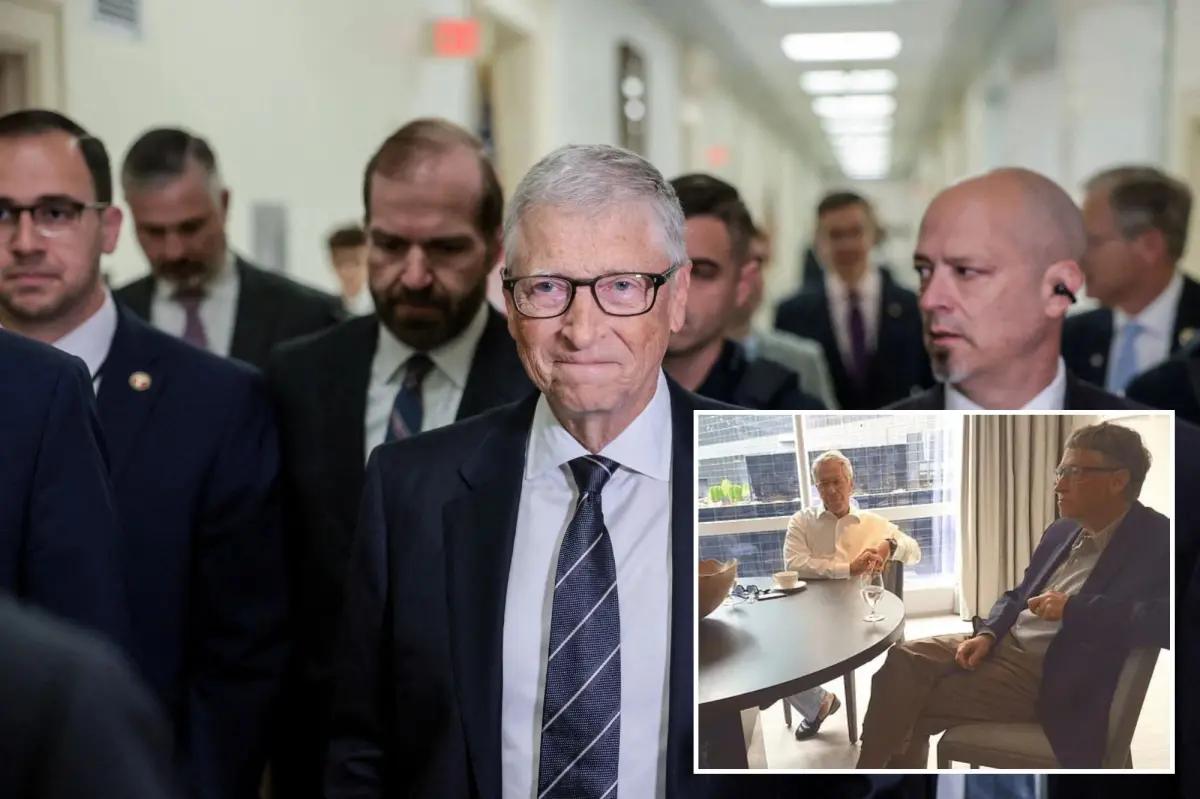 Smirking Bill Gates arrives on Capitol Hill as he faces reckoning in Jeffrey Epstein probe