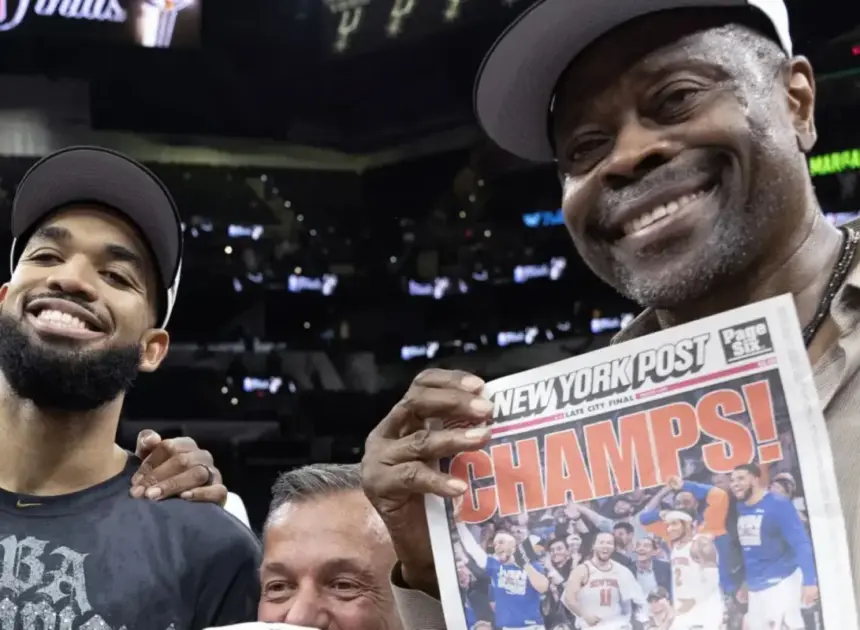 Patrick Ewing had a front-row seat to see his Knicks title wait finally come to an end