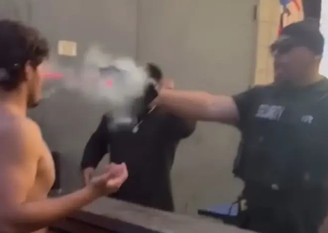 Insane moment Carlsbad bouncer fires taser into man’s face at point-blank range