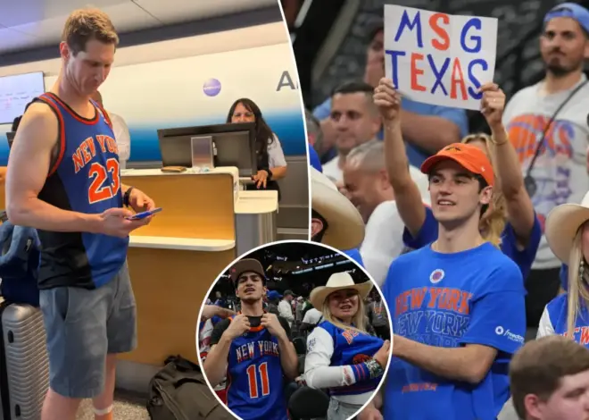 Exclusive | Knicks fans scramble to find way to San Antonio for Game 5 after storm causes travel chaos