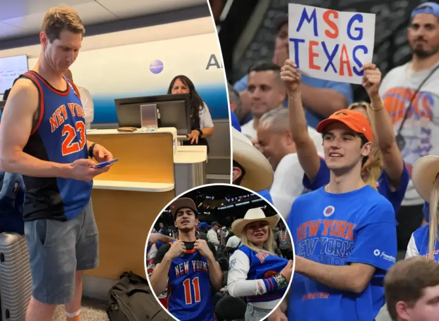 Exclusive | Knicks fans scramble to find way to San Antonio for Game 5 after storm causes travel chaos