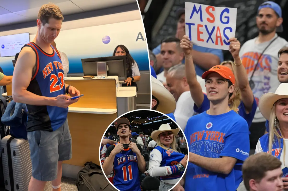 Exclusive | Knicks fans scramble to find way to San Antonio for Game 5 after storm causes travel chaos