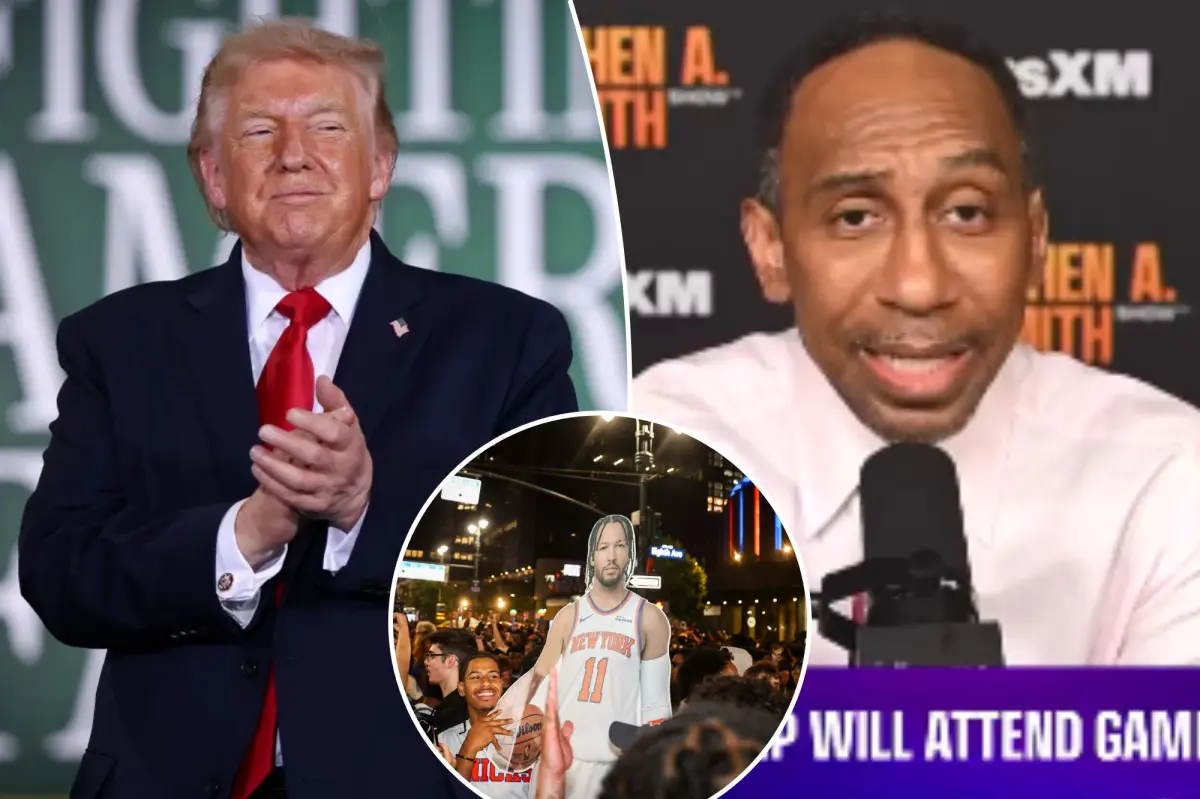 Stephen A. Smith begs Donald Trump to not show up for NBA Finals at MSG: ‘Stay at the White House’