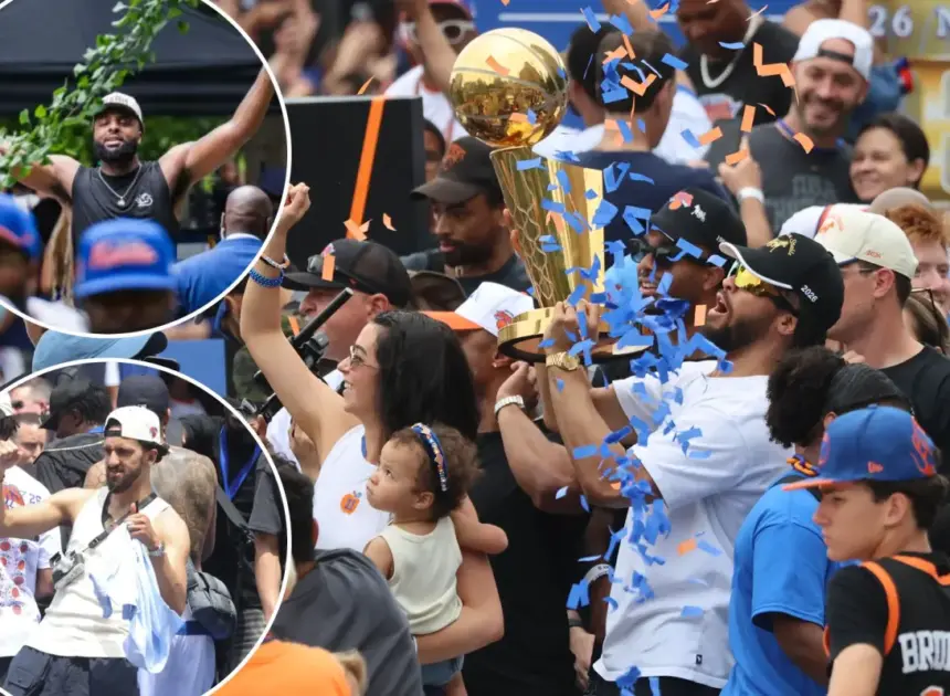 Knicks’ parade revelry serves as a  bittersweet moment for these champs