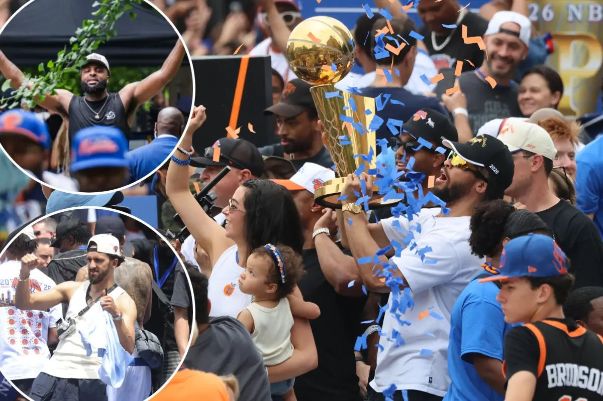 Knicks’ parade revelry serves as a  bittersweet moment for these champs
