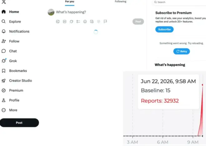 X is down for thousands of users who complain of broken timelines, error messages on platform