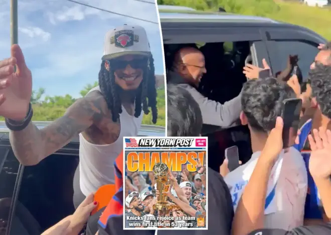 NBA champion Knicks return home to heroes’ welcome after historic Finals win