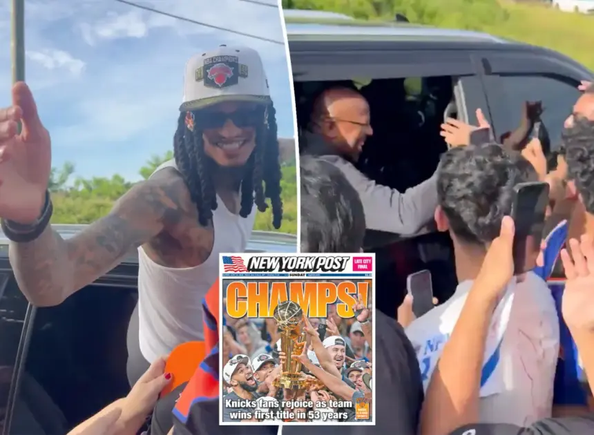 NBA champion Knicks return home to heroes’ welcome after historic Finals win