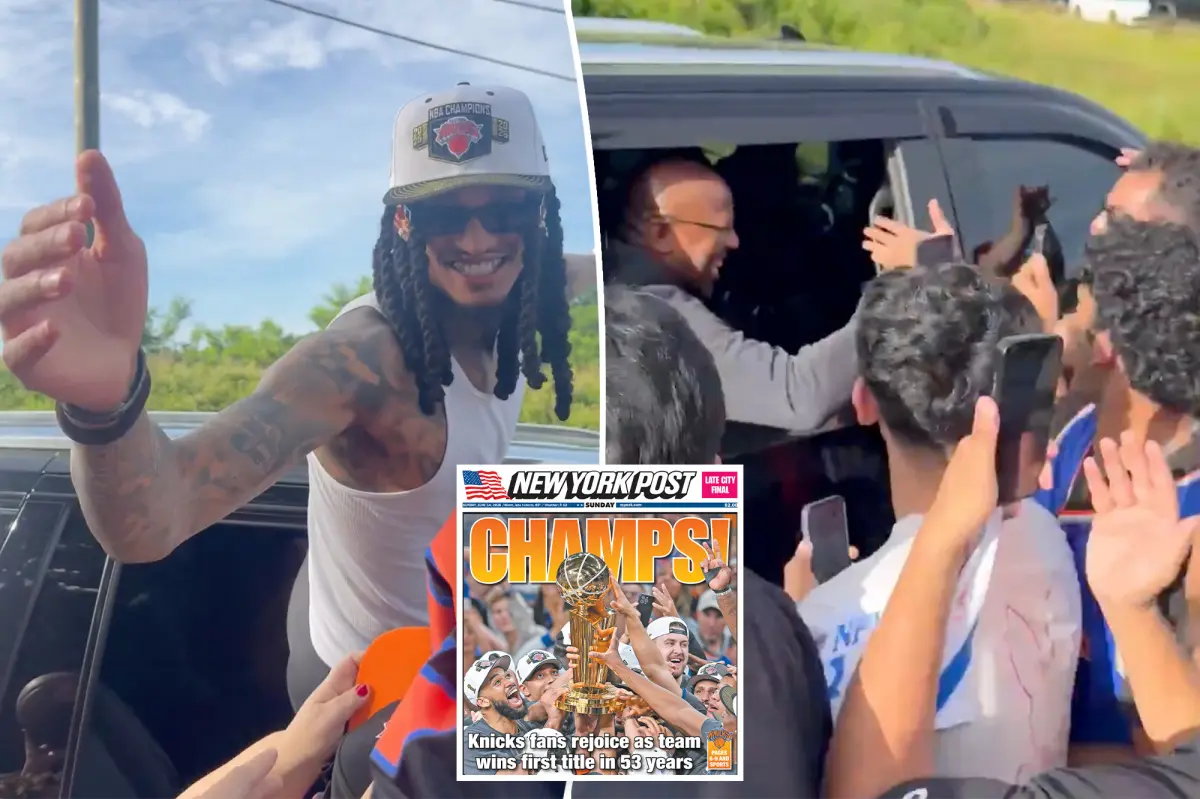 NBA champion Knicks return home to heroes’ welcome after historic Finals win