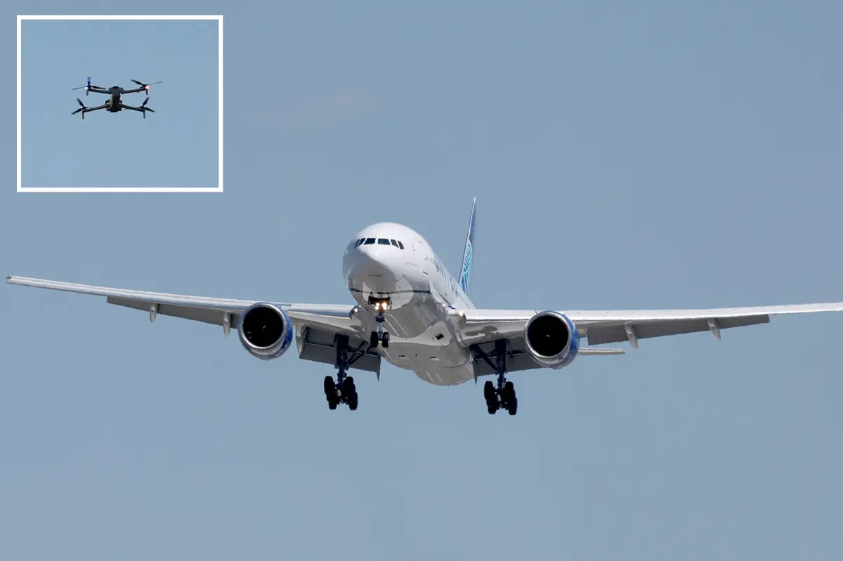 United Airlines flight almost hit drone ‘100 feet below us’ in scary near-collision at Newark Airport