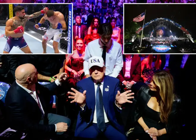 Trump calls ‘incredible’ UFC event ‘one of the most exciting days in the history’ of the White House