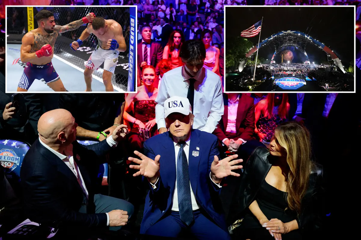 Trump calls ‘incredible’ UFC event ‘one of the most exciting days in the history’ of the White House