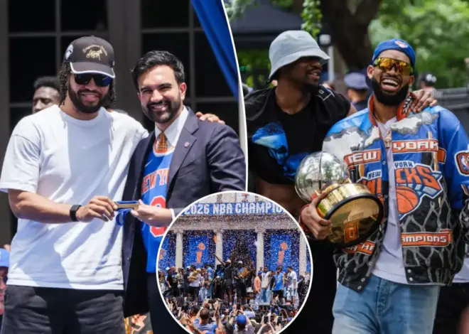 Unifying Knicks parade moment exactly what team — and city — deserved