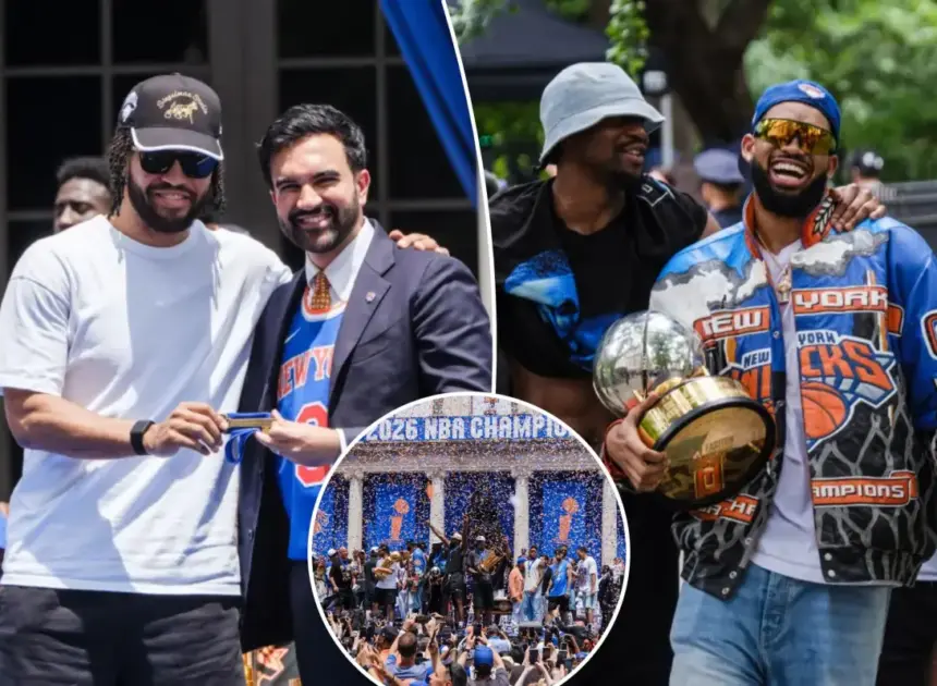 Unifying Knicks parade moment exactly what team — and city — deserved