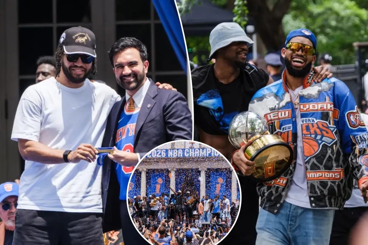 Unifying Knicks parade moment exactly what team — and city — deserved