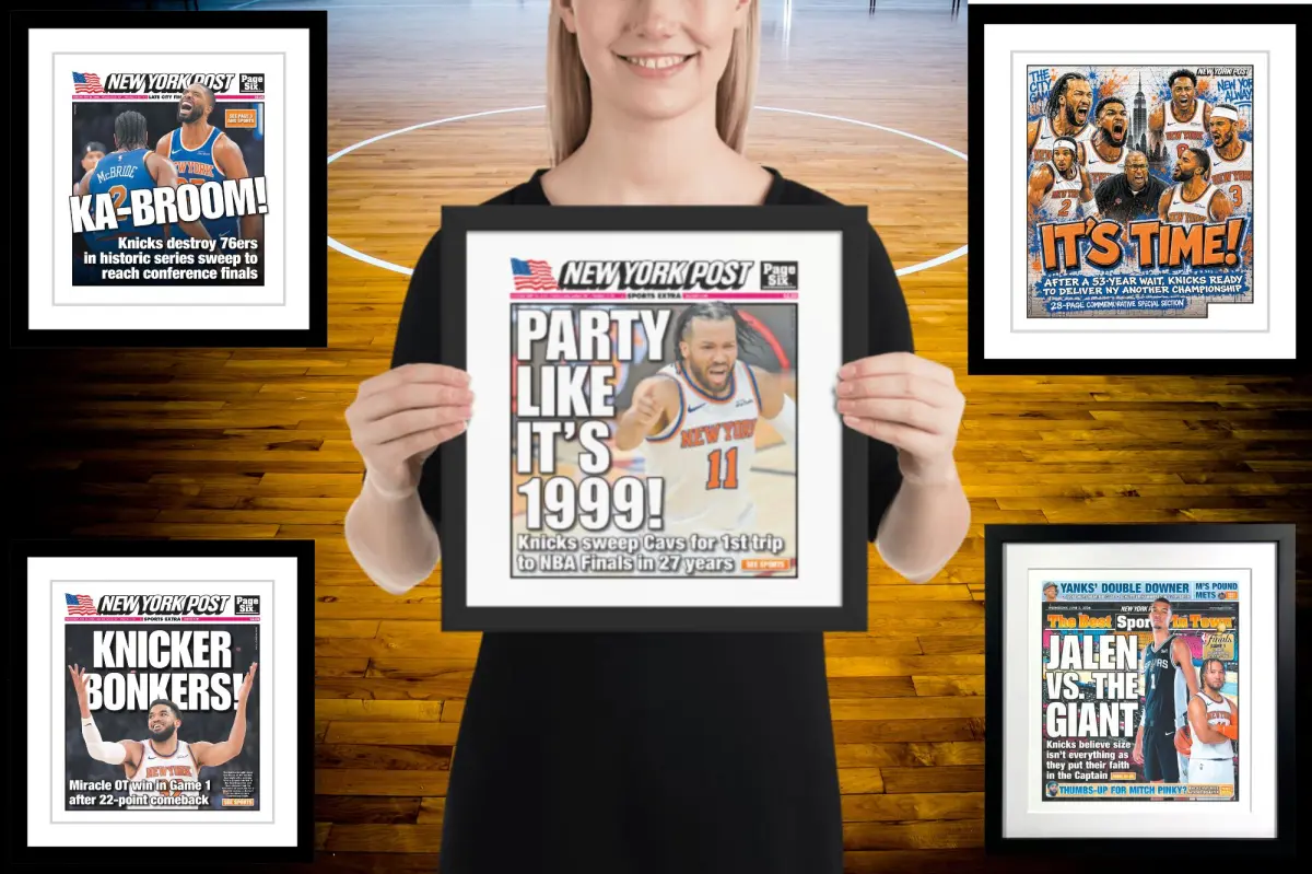 Own a piece of Knicks history as our boys face the Spurs in the NBA finals