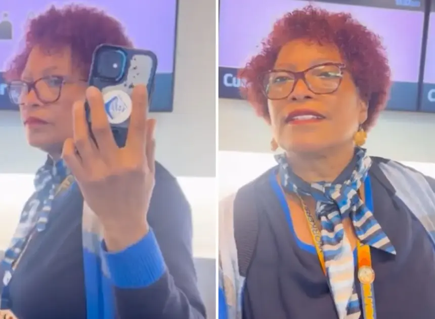 United worker has furious meltdown at California flyer and threatens to call ICE: ‘You don’t act like a citizen’