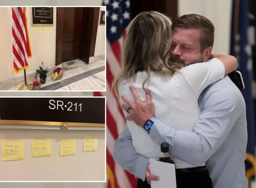 Trump admin live updates: Late Sen. Lindsey Graham’s DC office adorned with flowers, sticky note tributes