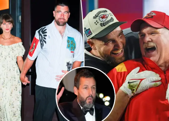 Andy Reid reveals the special marriage advice Adam Sandler gave Taylor Swift, Travis Kelce while officiating their wedding