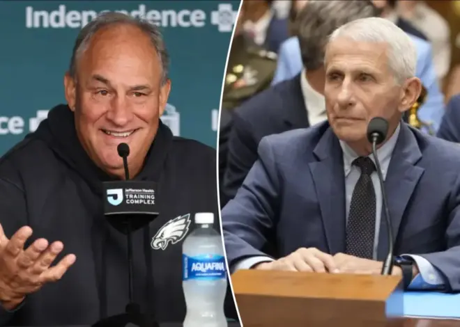 Amused Eagles DC copied Anthony Fauci’s pleading the Fifth: ‘Did you guys see that?’