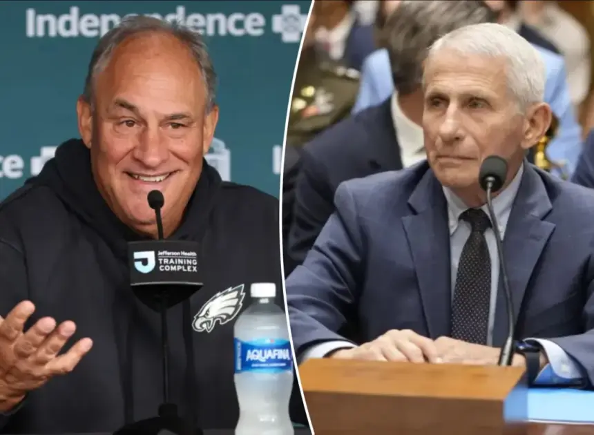 Amused Eagles DC copied Anthony Fauci’s pleading the Fifth: ‘Did you guys see that?’