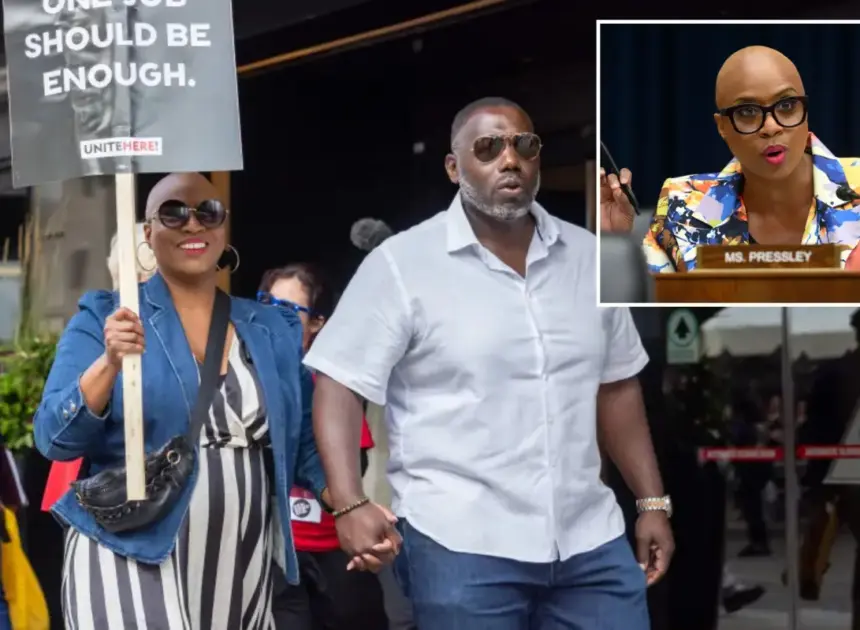 ‘Squad’ Rep. Ayanna Pressley’s hubby still on $2B gov’t contract as partner pulls out