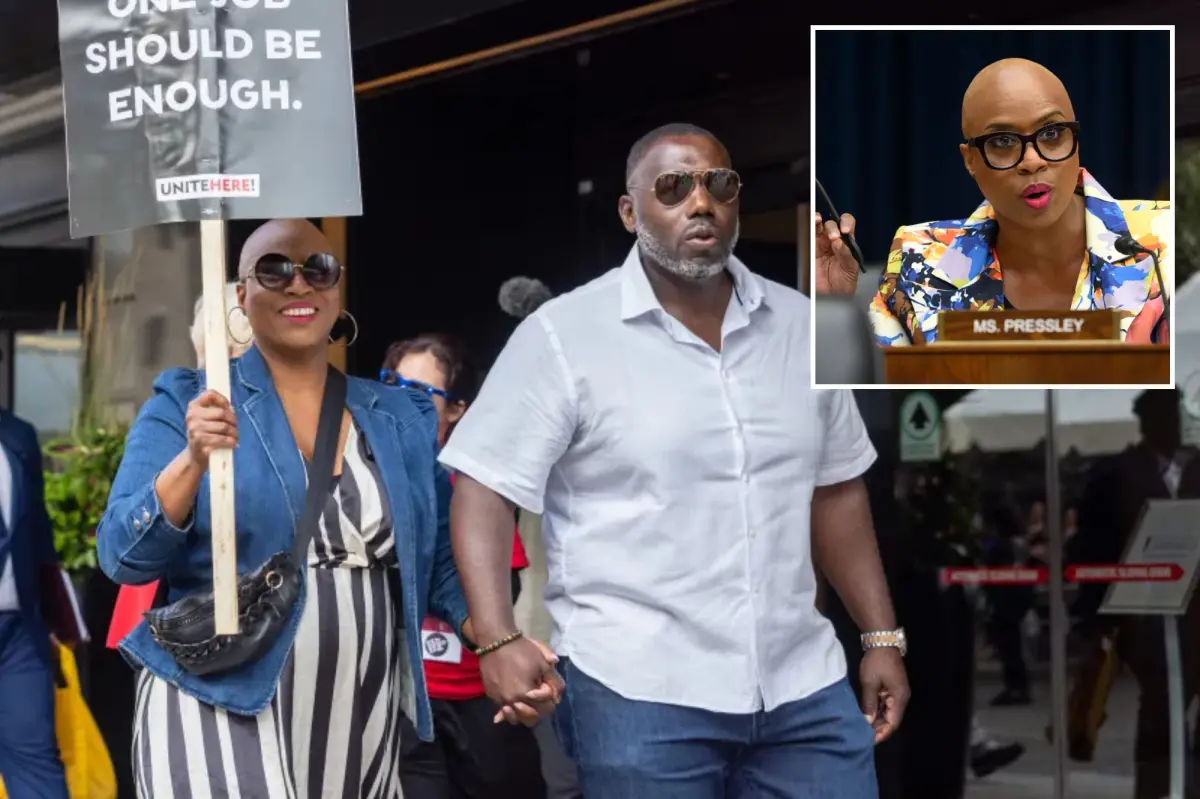 ‘Squad’ Rep. Ayanna Pressley’s hubby still on $2B gov’t contract as partner pulls out