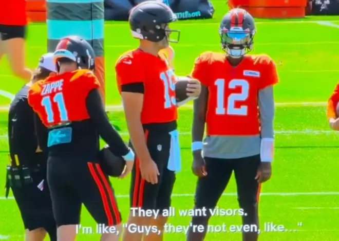 Joe Flacco mocked Shedeur Sanders for wearing visor: ‘Look like a f–king idiot’