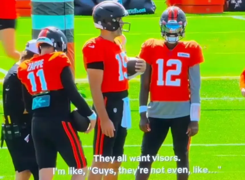 Joe Flacco mocked Shedeur Sanders for wearing visor: ‘Look like a f–king idiot’