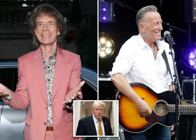 Mick Jagger says fans don’t want political lectures at concerts after Bruce Springsteen’s anti-Trump speeches