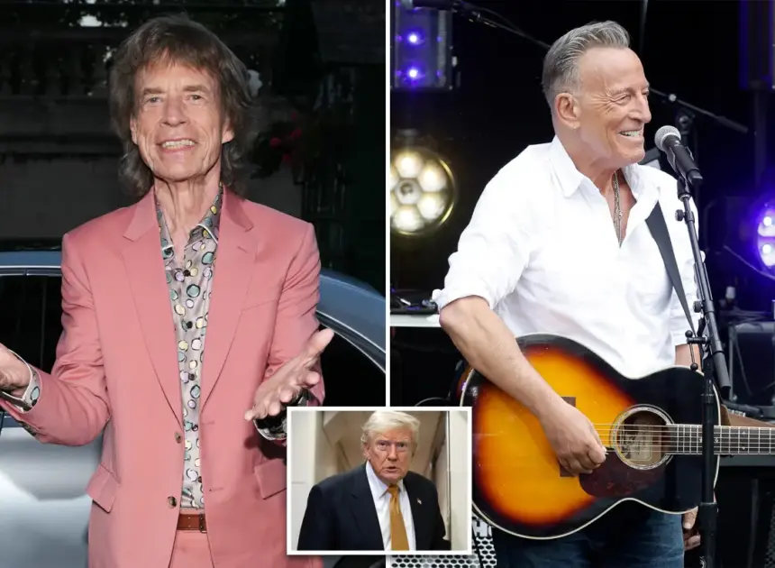 Mick Jagger says fans don’t want political lectures at concerts after Bruce Springsteen’s anti-Trump speeches
