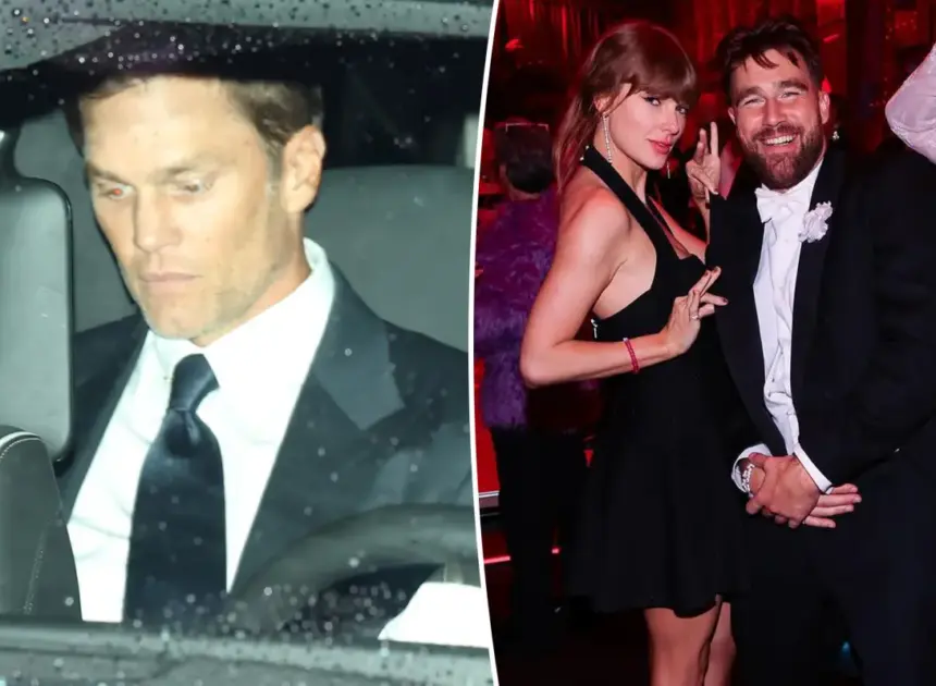 Tom Brady sneaks out of Taylor Swift and Travis Kelce’s star-studded wedding reception early