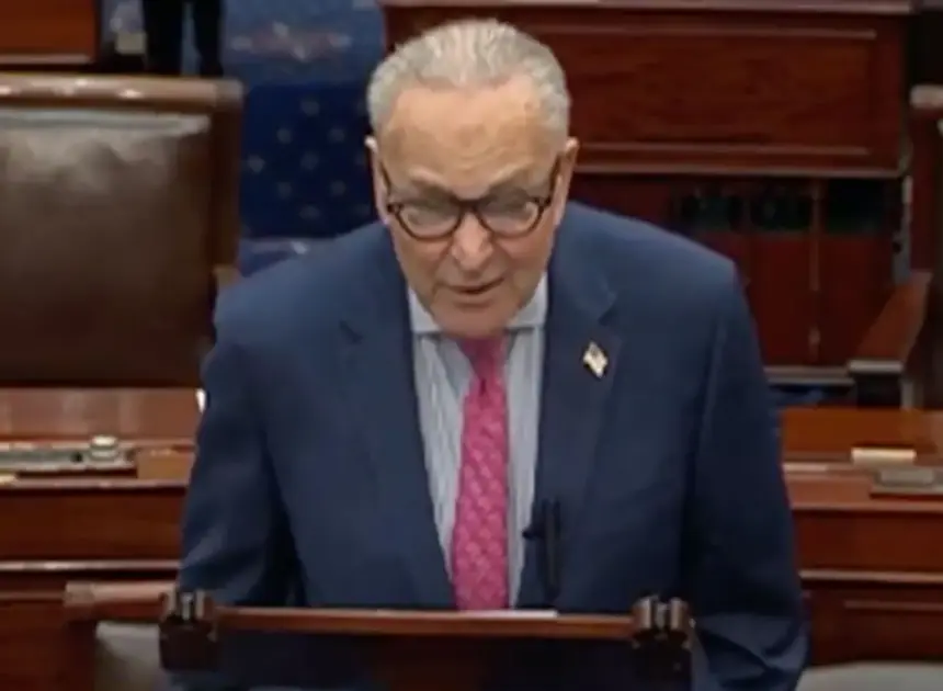 Chuck Schumer appears to let loose huge fart on Senate floor