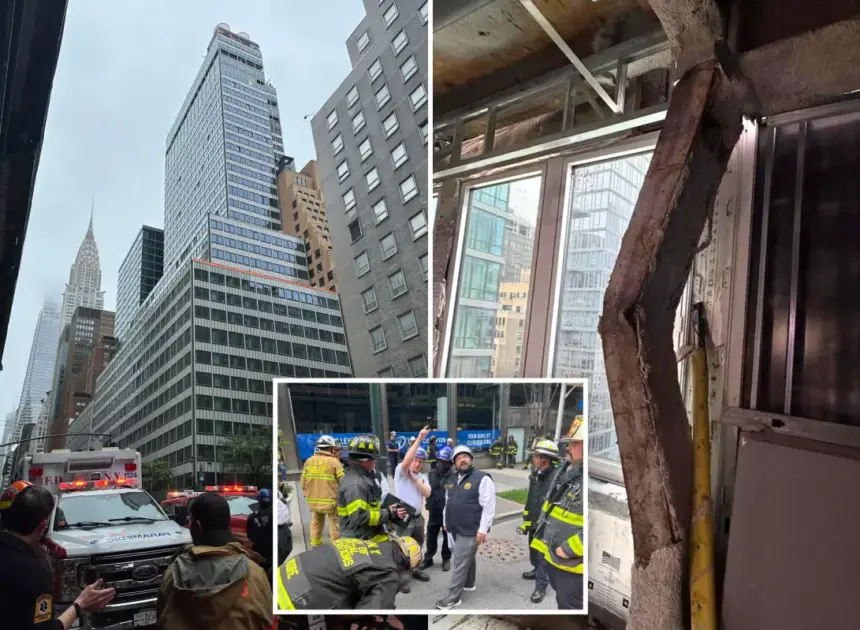 Exclusive | NYC Midtown building evacuated over collapse fears is riddled with prior ‘safety’ issues: records