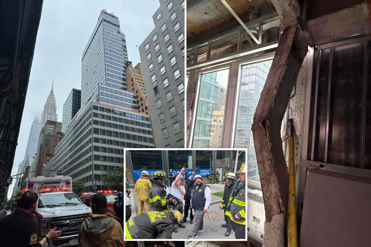Exclusive | NYC Midtown building evacuated over collapse fears is riddled with prior ‘safety’ issues: records