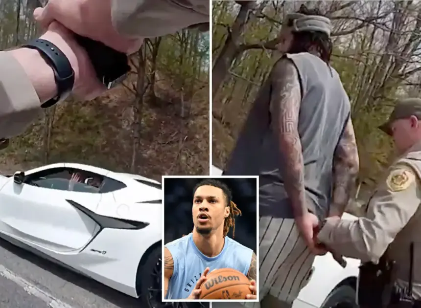 Moment NBA star Brandon Clarke is caught with lethal ‘gas station heroin’ — before being found dead in California