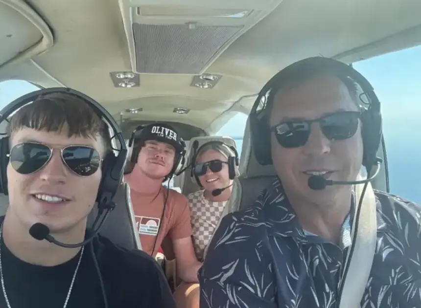 Father and son killed when their plane crashes on way home from a Cardinals game
