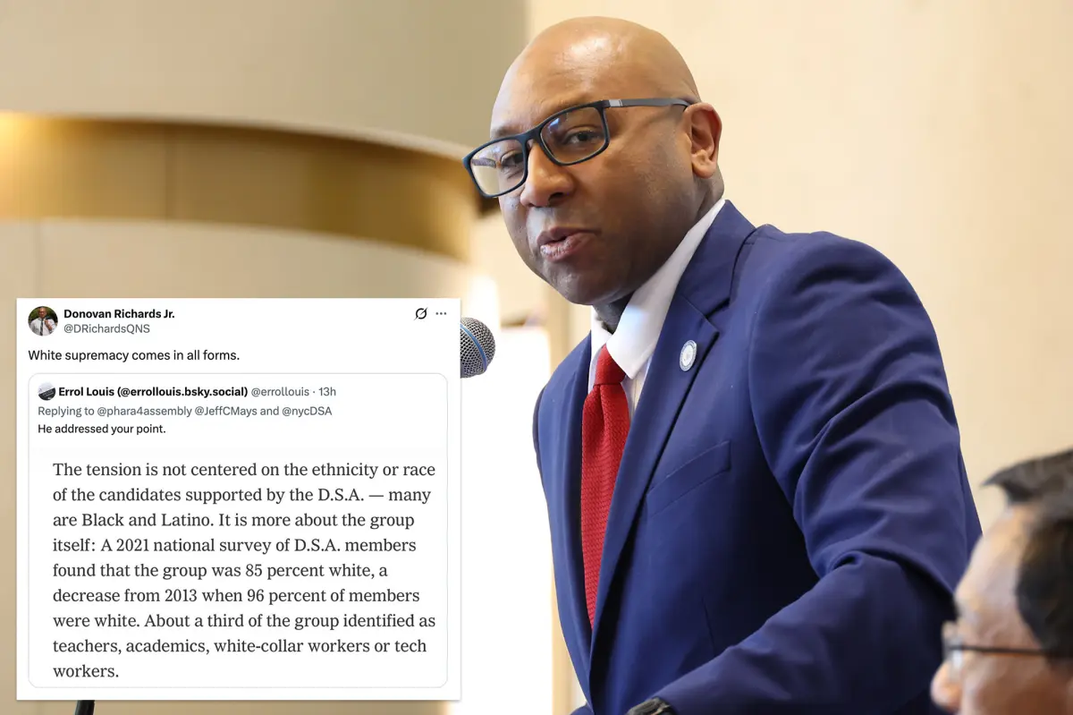 Black NYC politician slams DSA as white supremacists as growing Dem feud spills onto social media