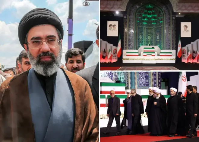 Iran’s supreme leader bails on first day of late dad’s funeral ceremonies