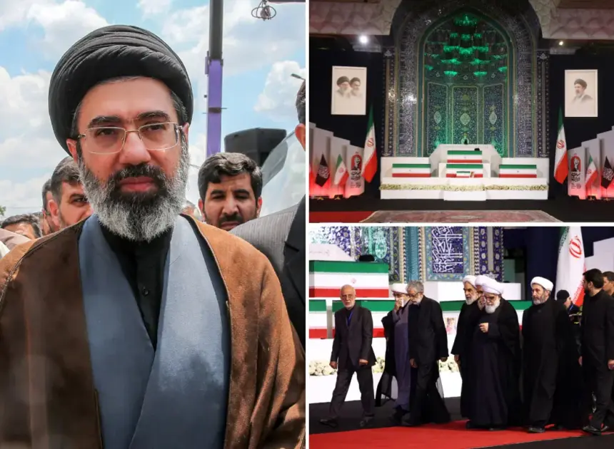 Iran’s supreme leader bails on first day of late dad’s funeral ceremonies