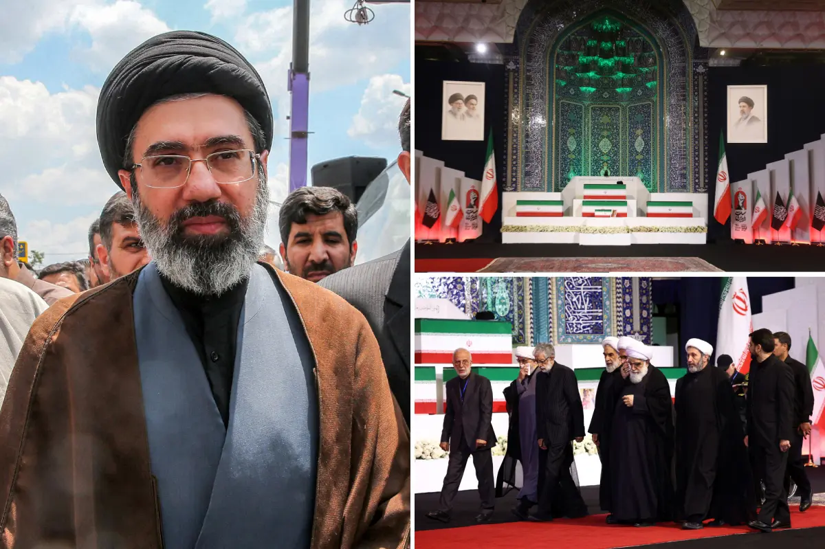 Iran’s supreme leader bails on first day of late dad’s funeral ceremonies