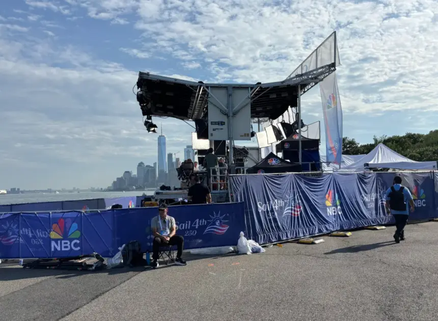 NYC flash storm causes ‘significant’ damage to Governors Island viewing site for Sail4th 250, shuttering $200 Premier Access
