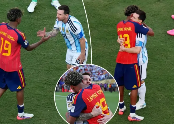 Lamine Yamal, Lionel Messi share heartfelt moment after Spain’s World Cup win