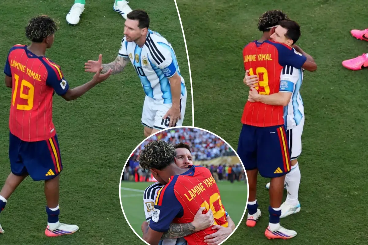 Lamine Yamal, Lionel Messi share heartfelt moment after Spain’s World Cup win